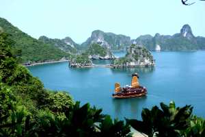 La célèbre baie d'Ha Long