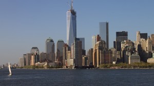 Skyline de New York depuis le ferry de Staten Island