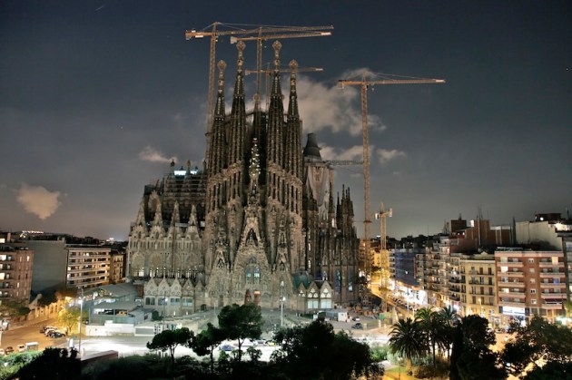 Sagrada Familia de nuit