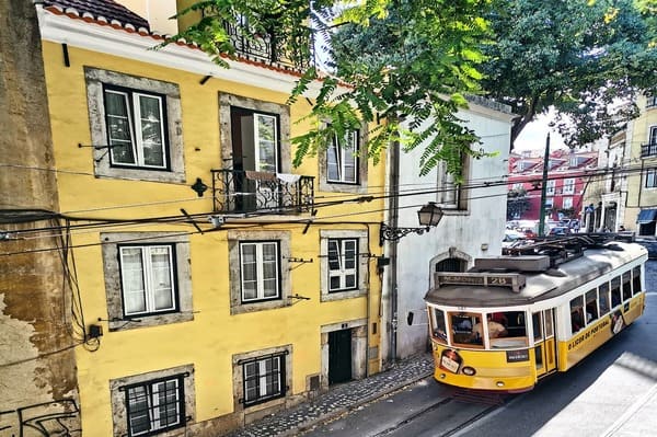 Prendre le tramway Lisbonne
